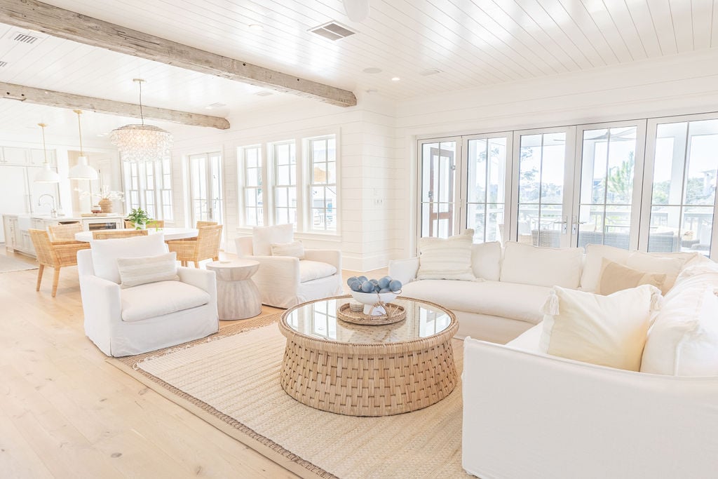 Open concept first floor perfect for gatherings.