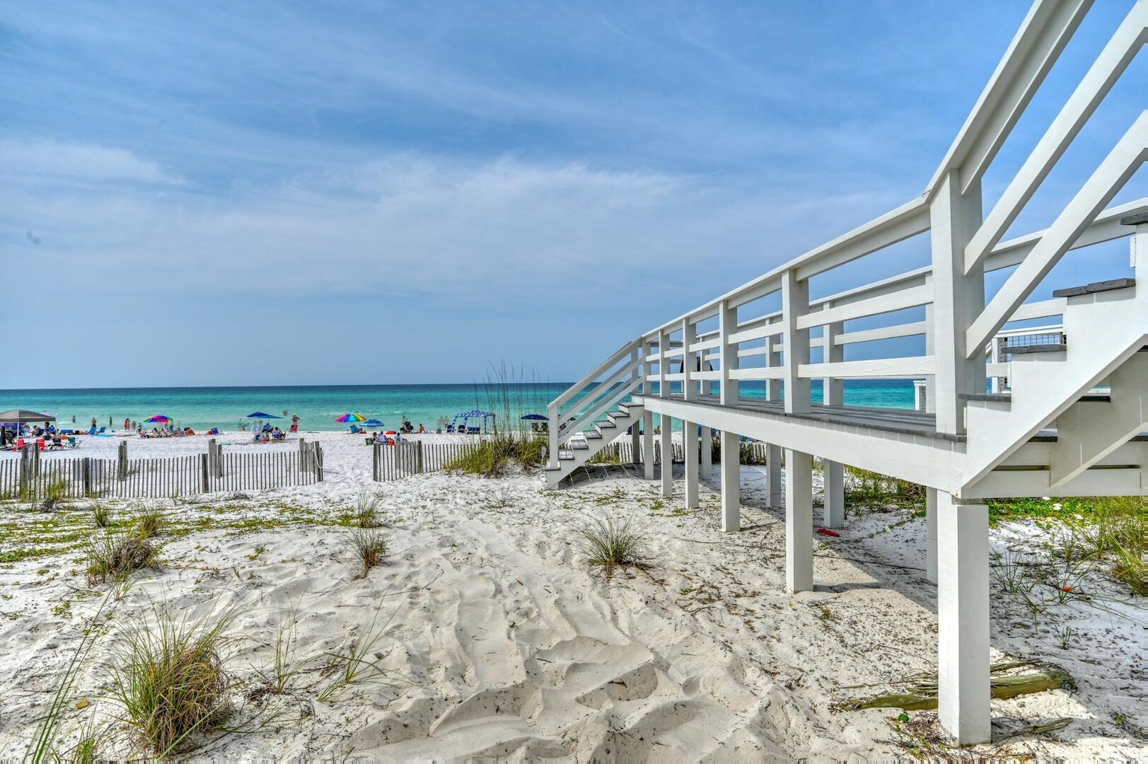 Walk right out to emerald coast!