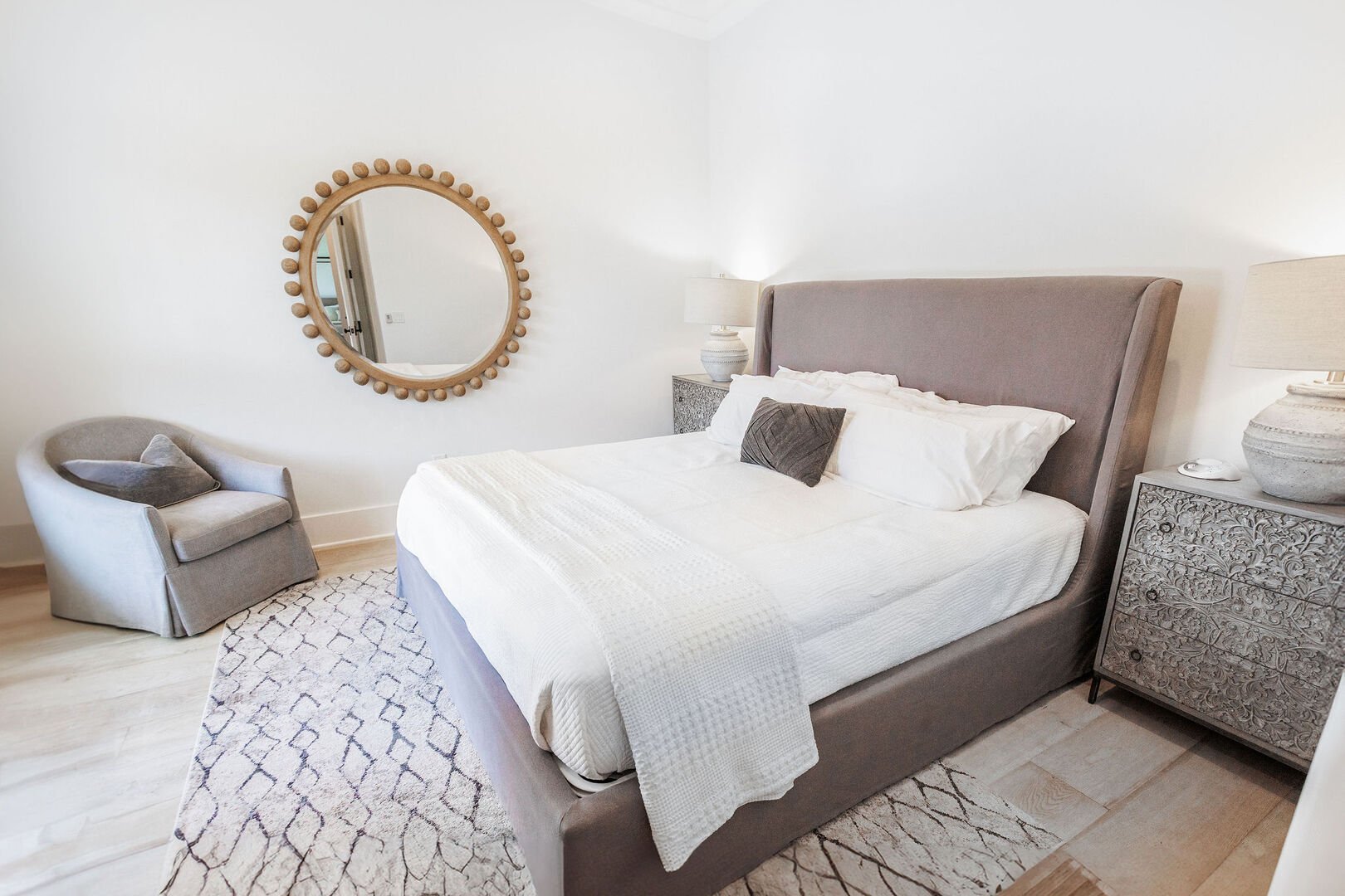 Bedroom #2 features a king bed and ensuite.