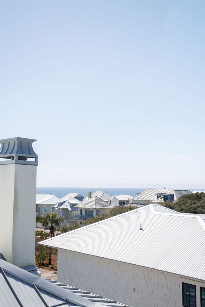 Views from the third floor patio of the Gulf!