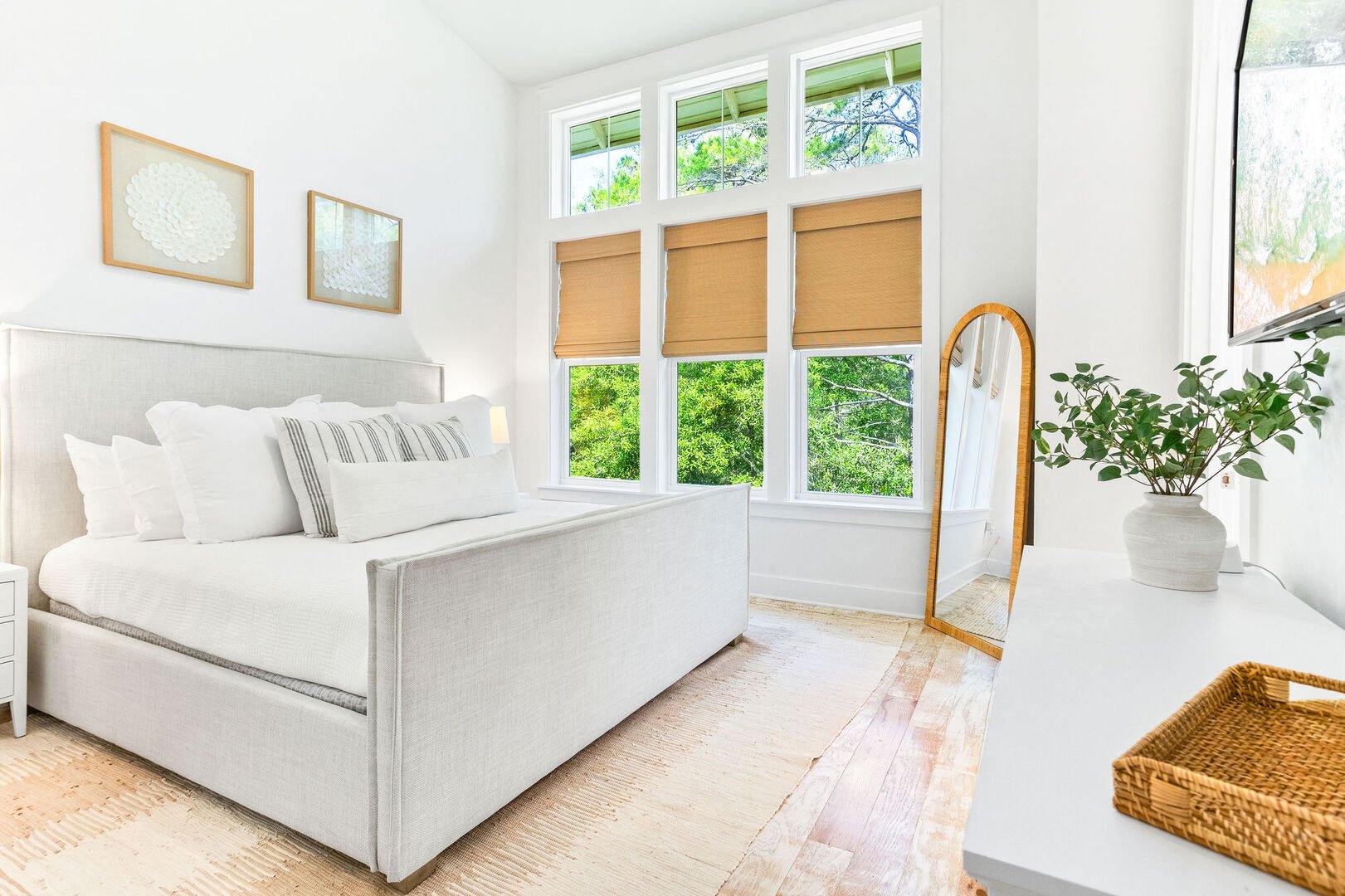 Bedroom #3 features a king bed, smart tv and ensuite.