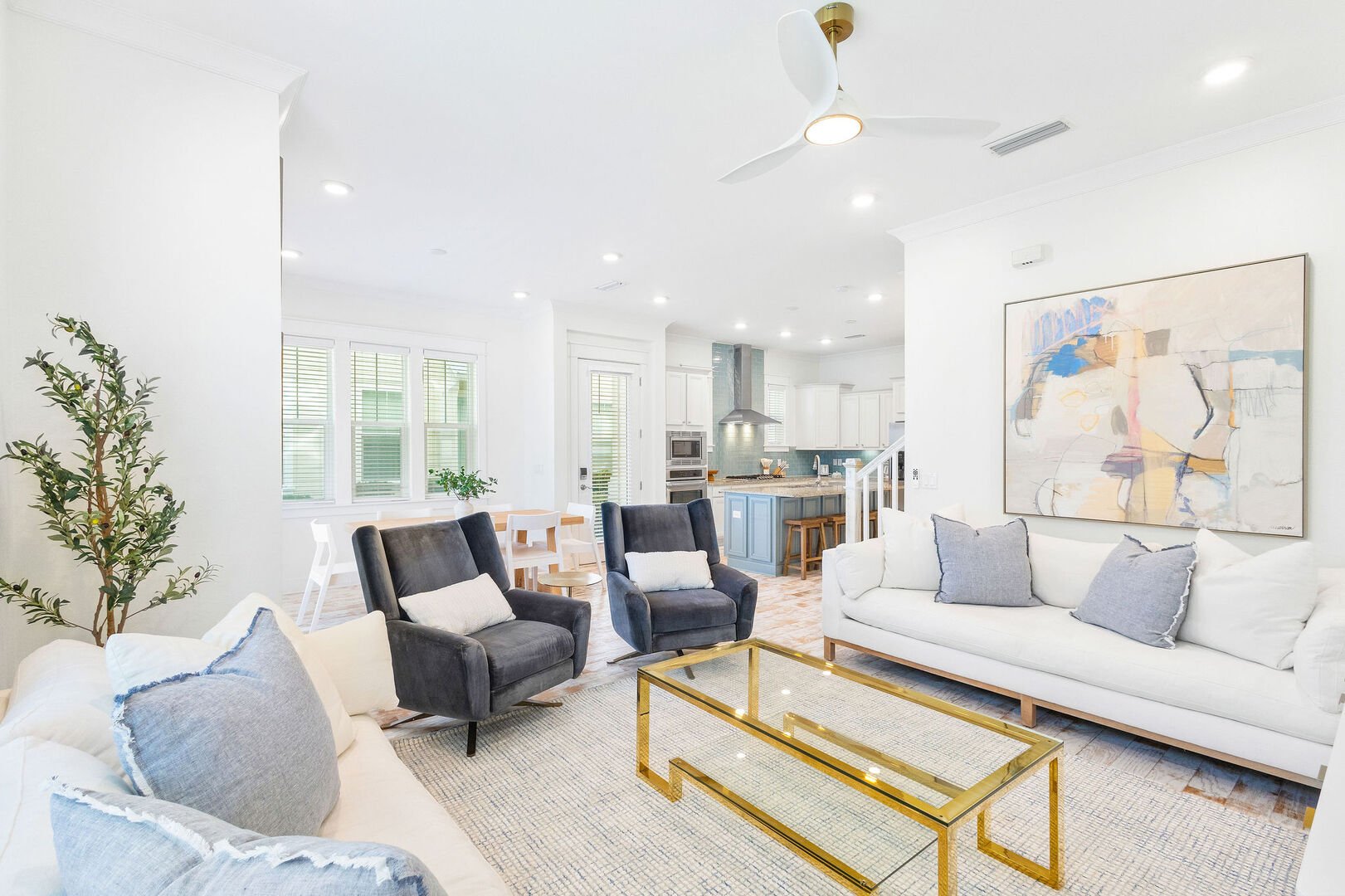 Spacious open floor concept.