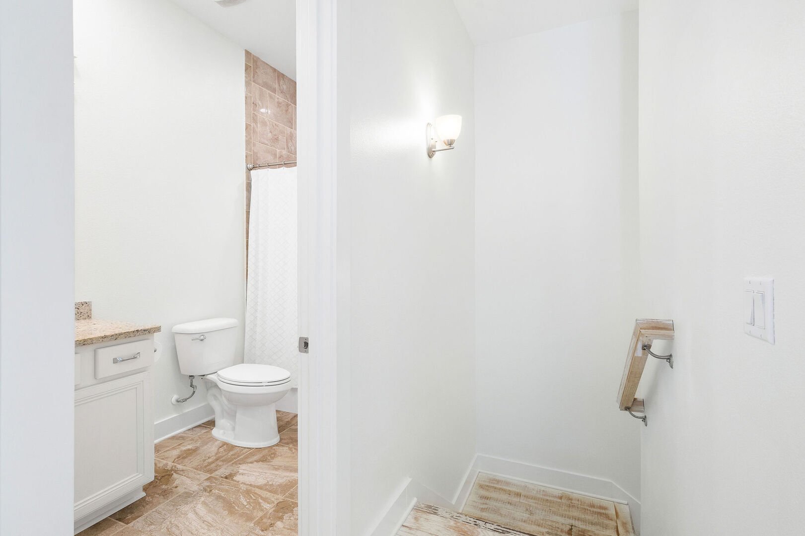 Second floor full bath.