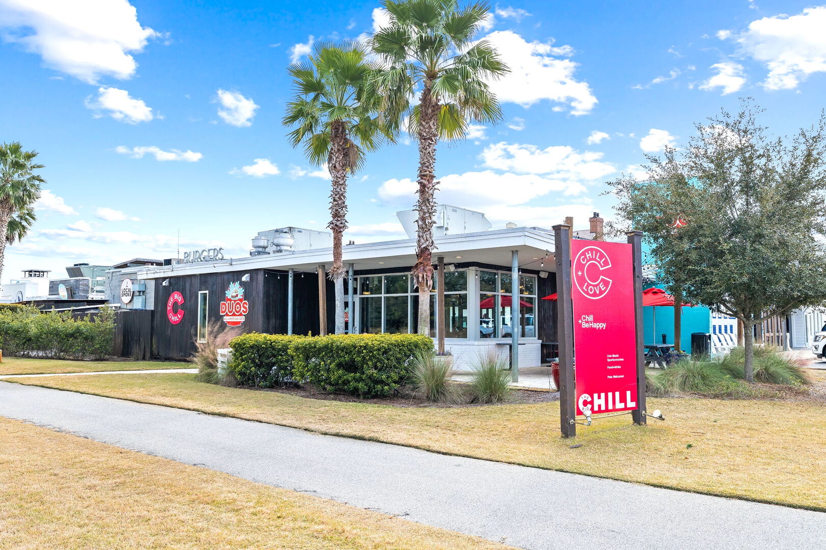 The Big Chill is directly across the street and walkable from the home!