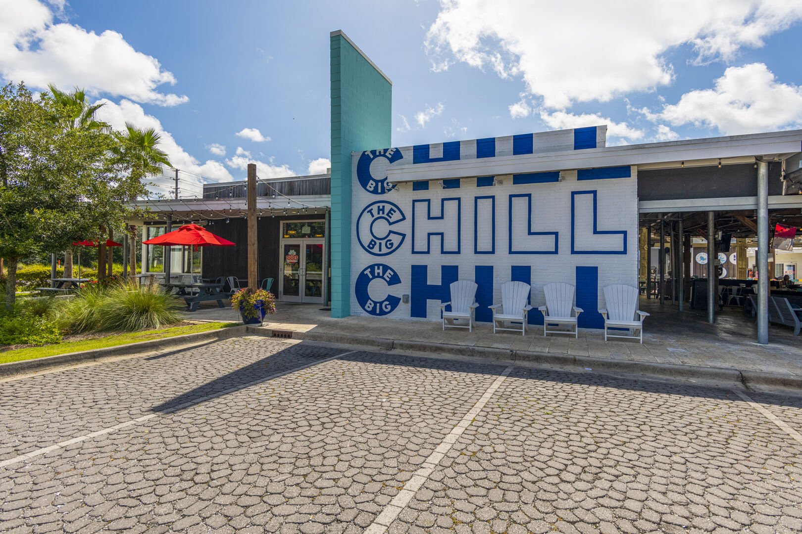 The Big Chill is steps from the home!