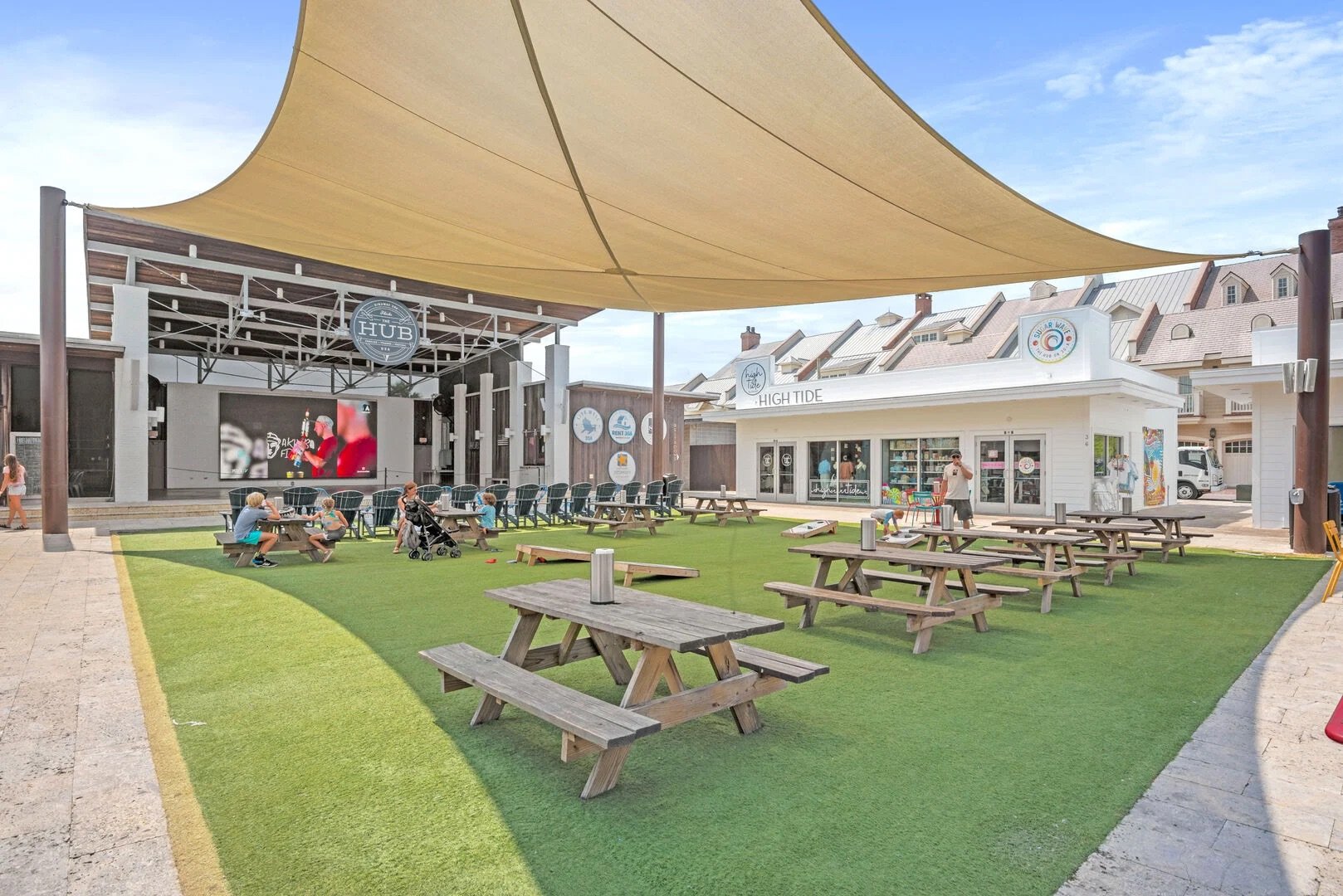 The Big Chill features a large outdoor amphitheater with nightly entertainment.