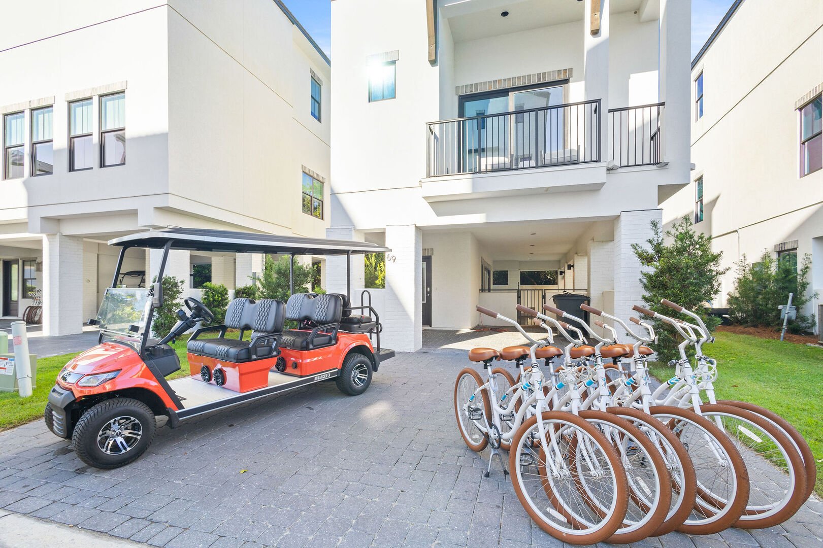 Home includes two driveway parking spaces.