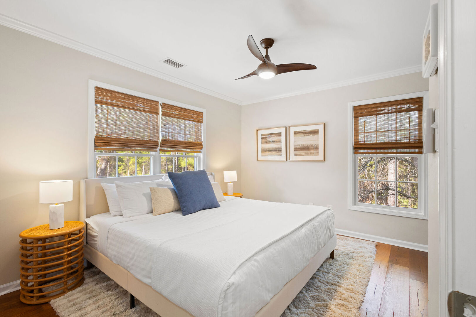 Bedroom #4 features a king bed and ensuite.