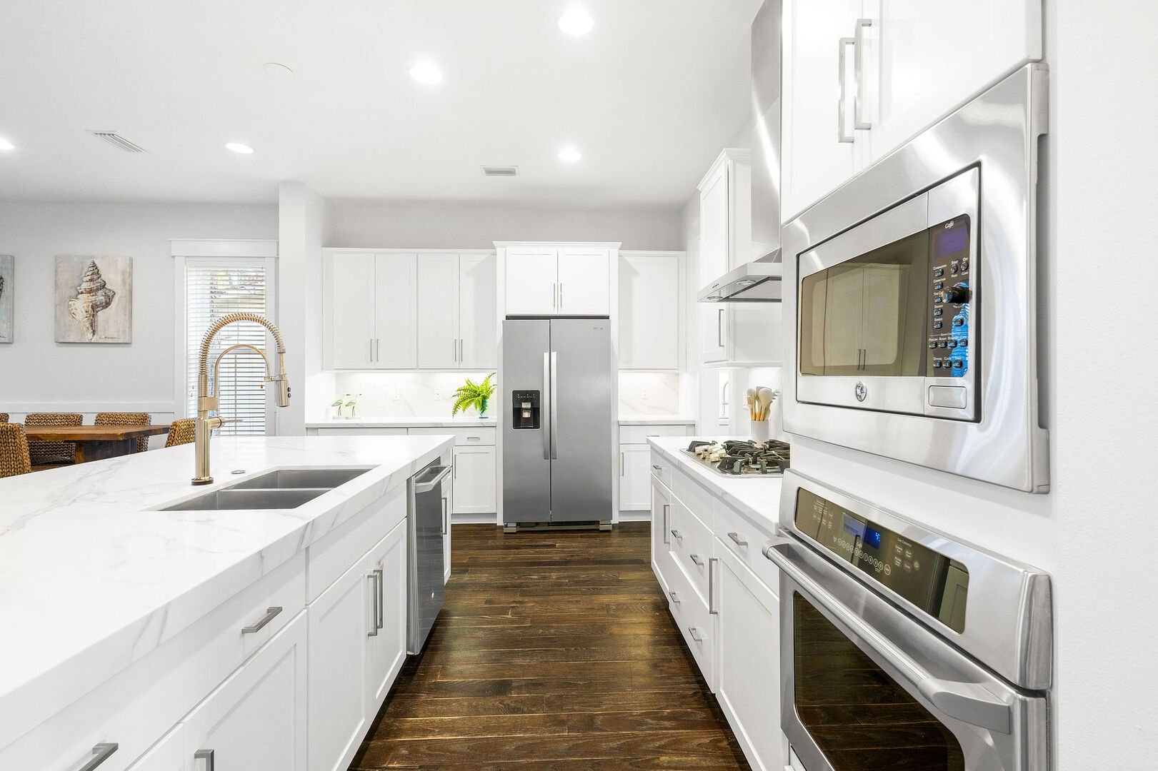 Gourmet kitchen, perfect for cooking homemade meals together.