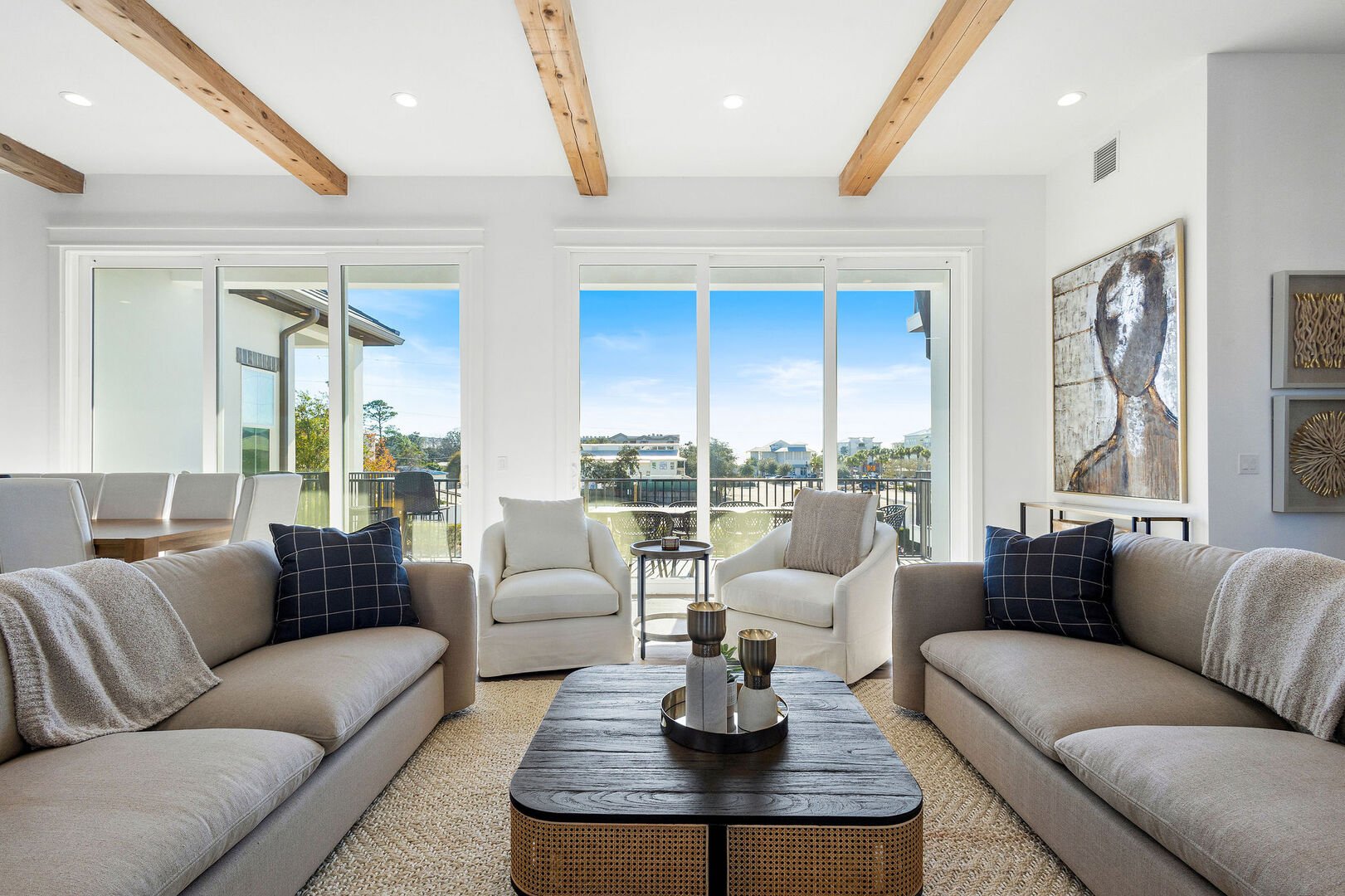 Walkout to balcony off living room.