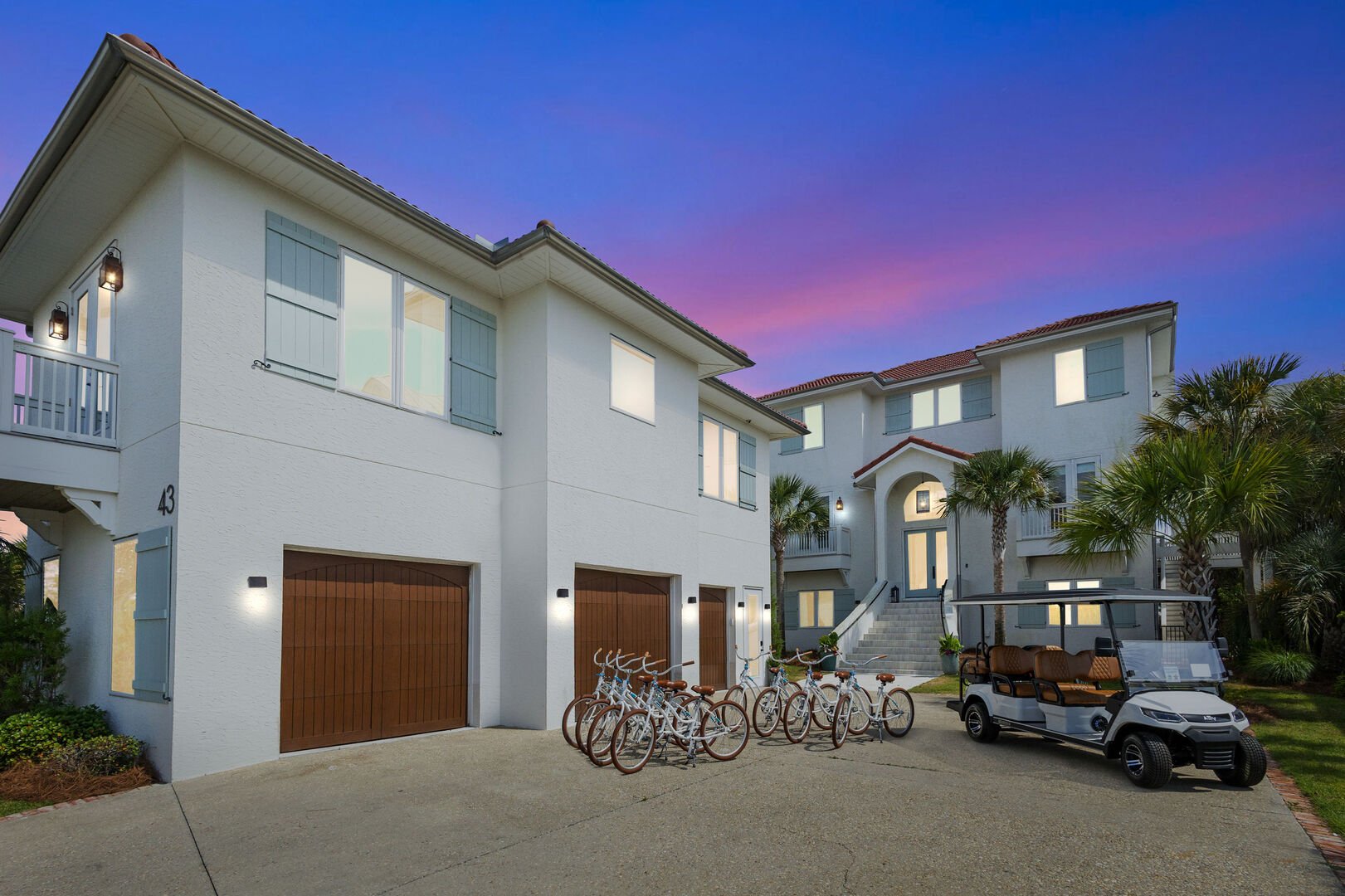 Home features 6 driveway parking space.