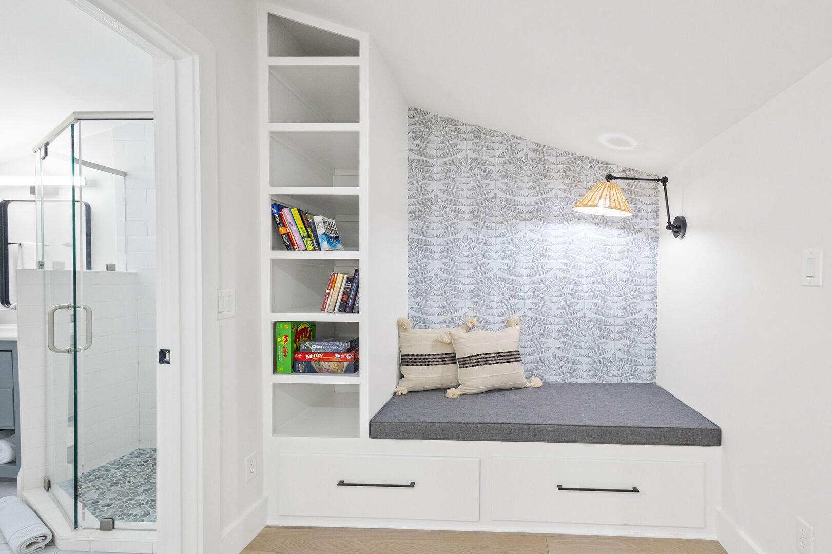 Reading nook, perfect for relaxation.