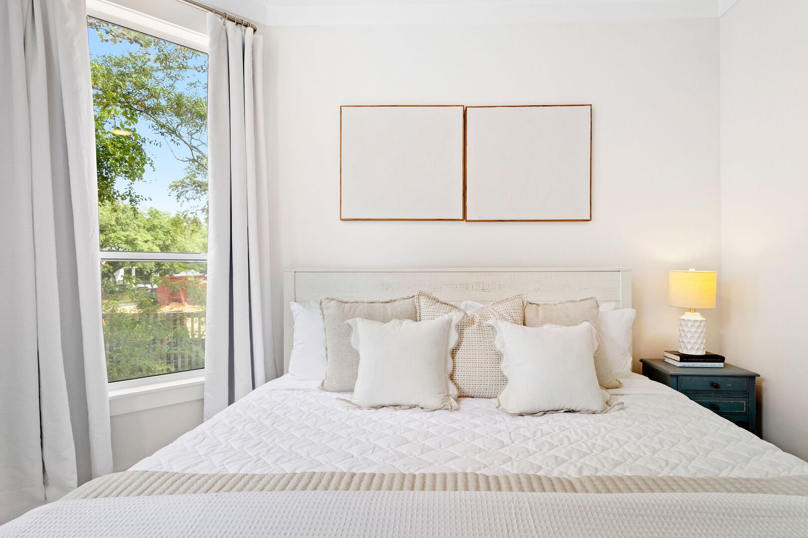 Bedroom #2 features a king bed, smart tv and ensuite.