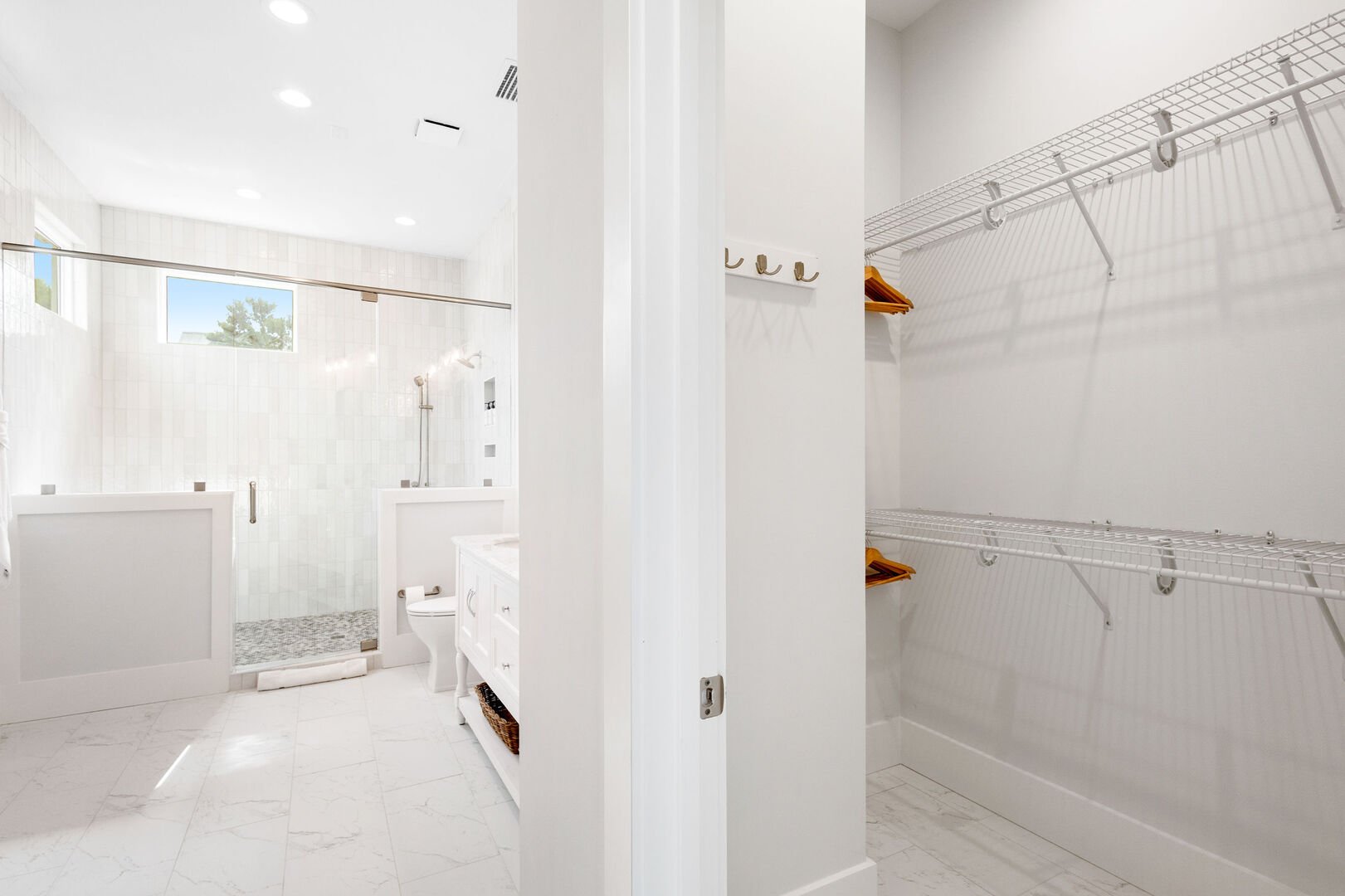 Bedroom #3 features large walk-in closet.