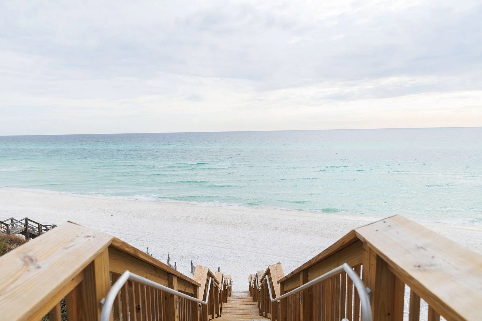 Access is located at the end of Clareon Drive across Hwy 30A.