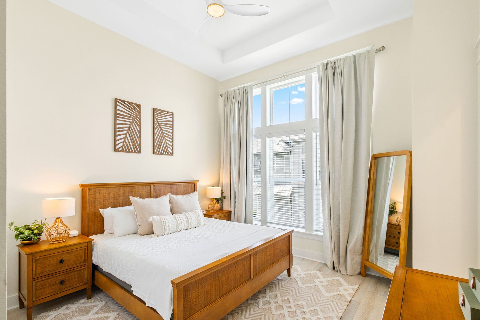 Bedroom #3 features a king bed, smart tv and ensuite.