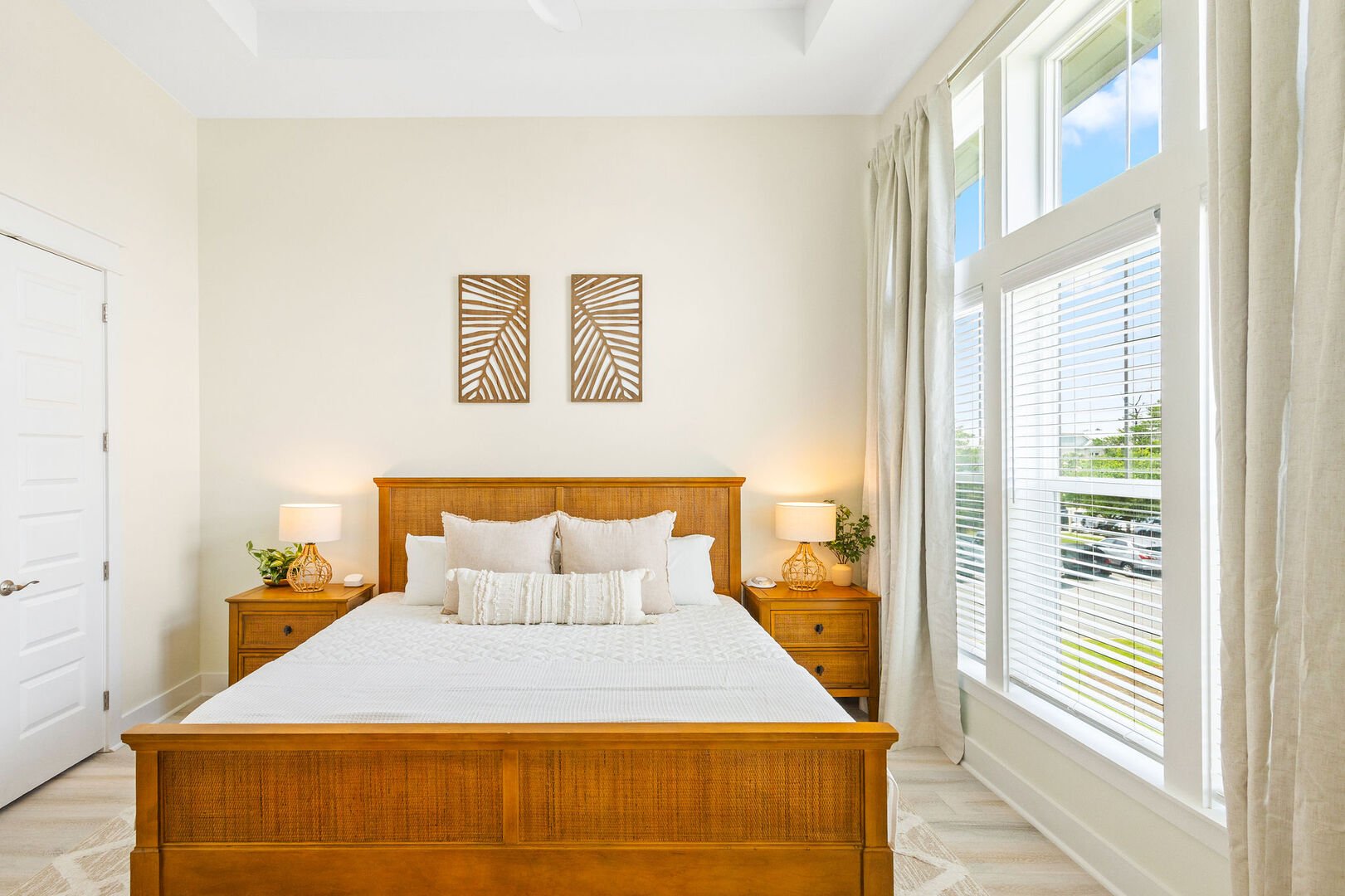 Bedroom #3 features a king bed, smart tv and ensuite.