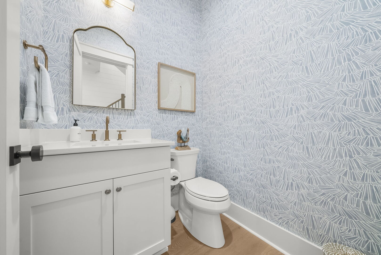 First floor half bathroom