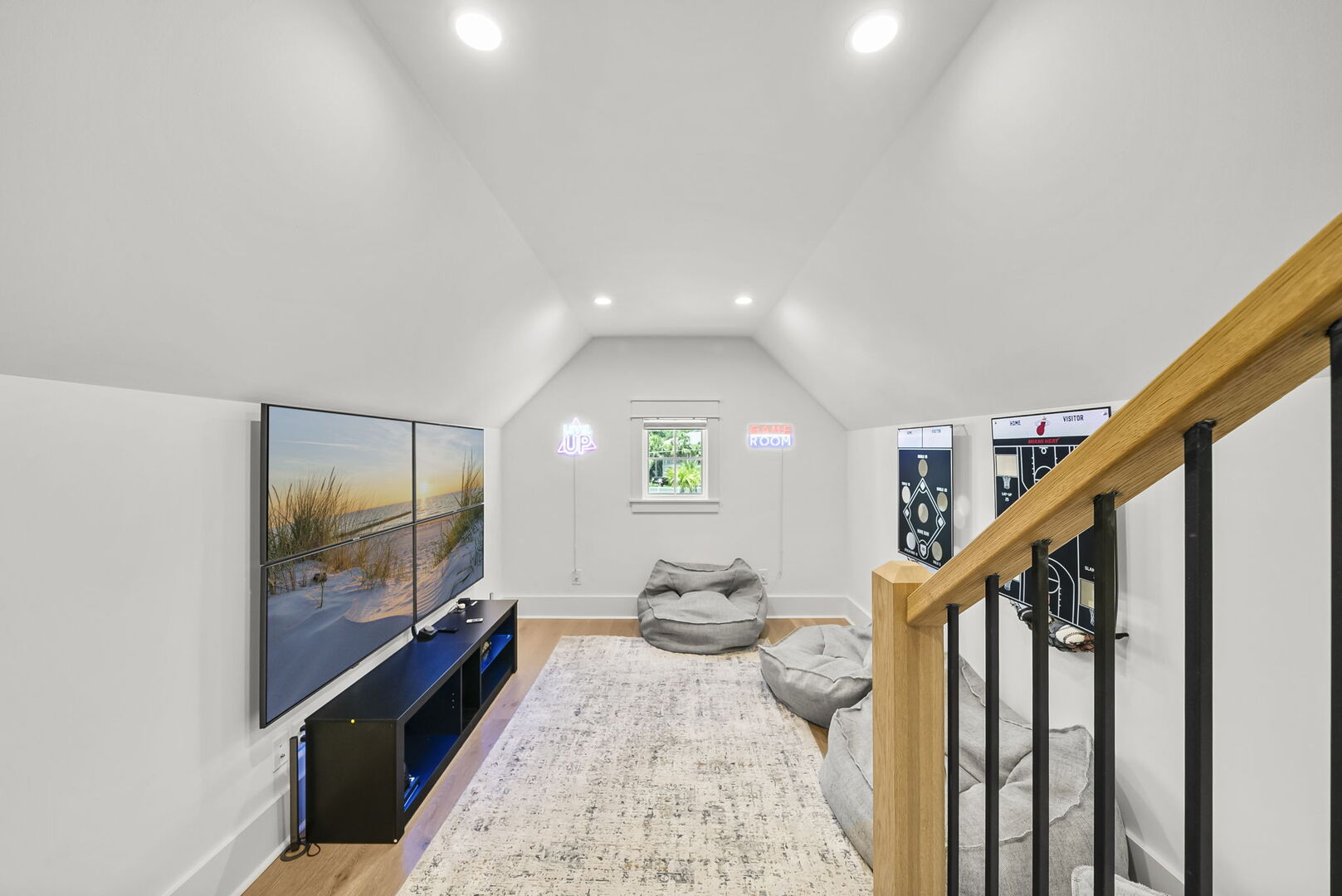 Home features not one but two game rooms.