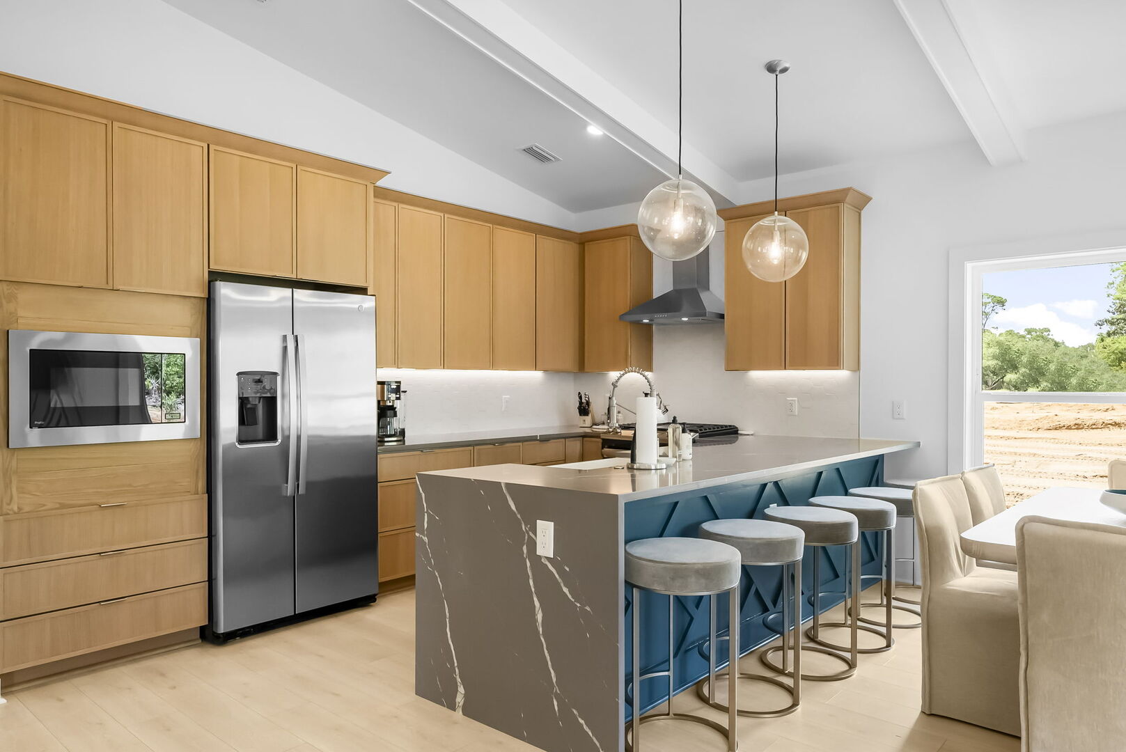 Gourmet kitchen for cooking together as a family.