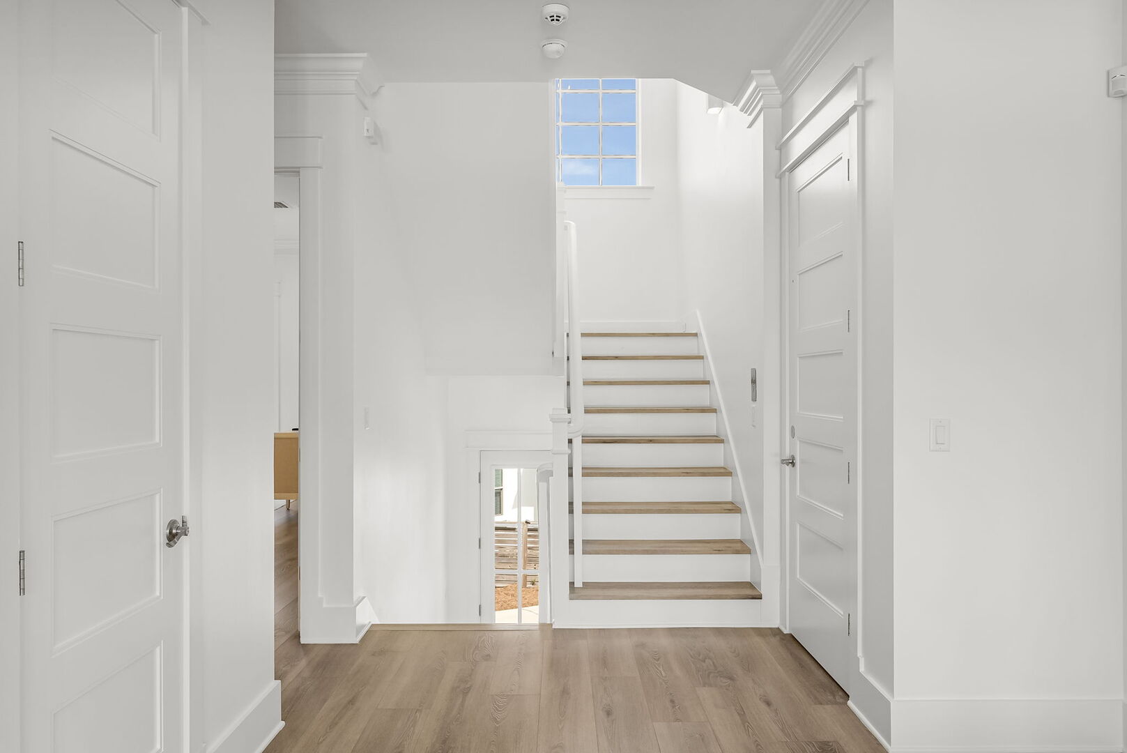 Staircase to the third floor.