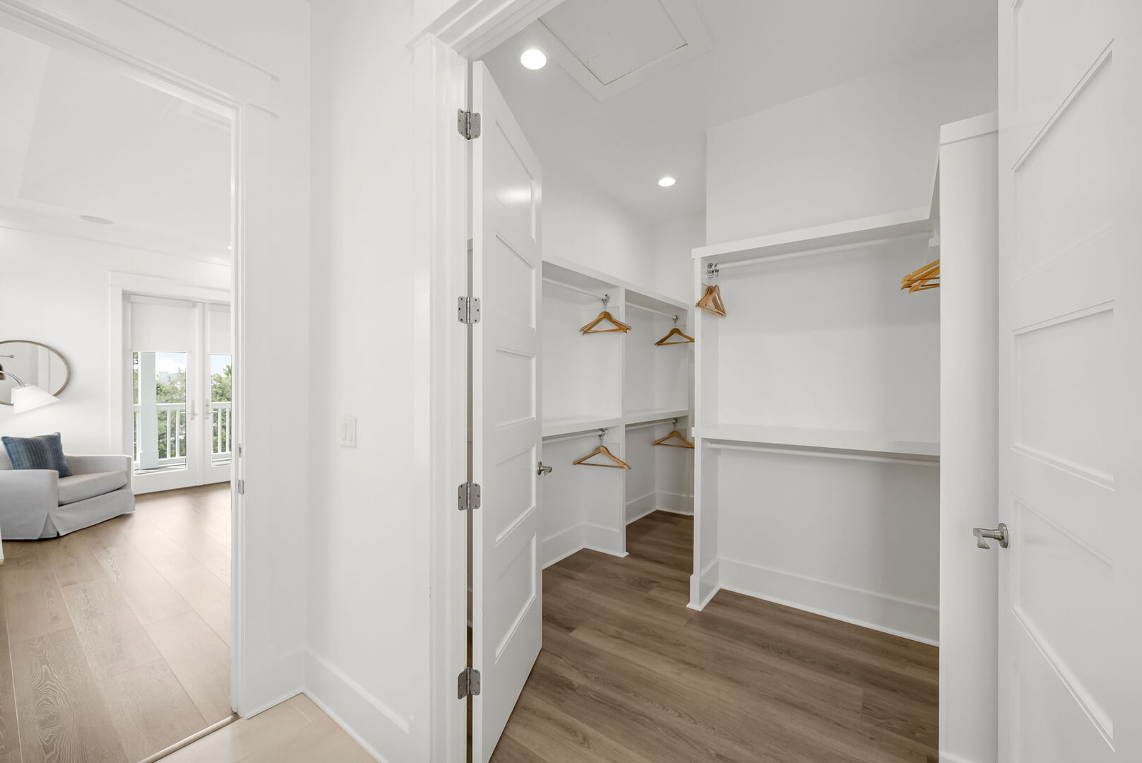 Large walk-in closet
