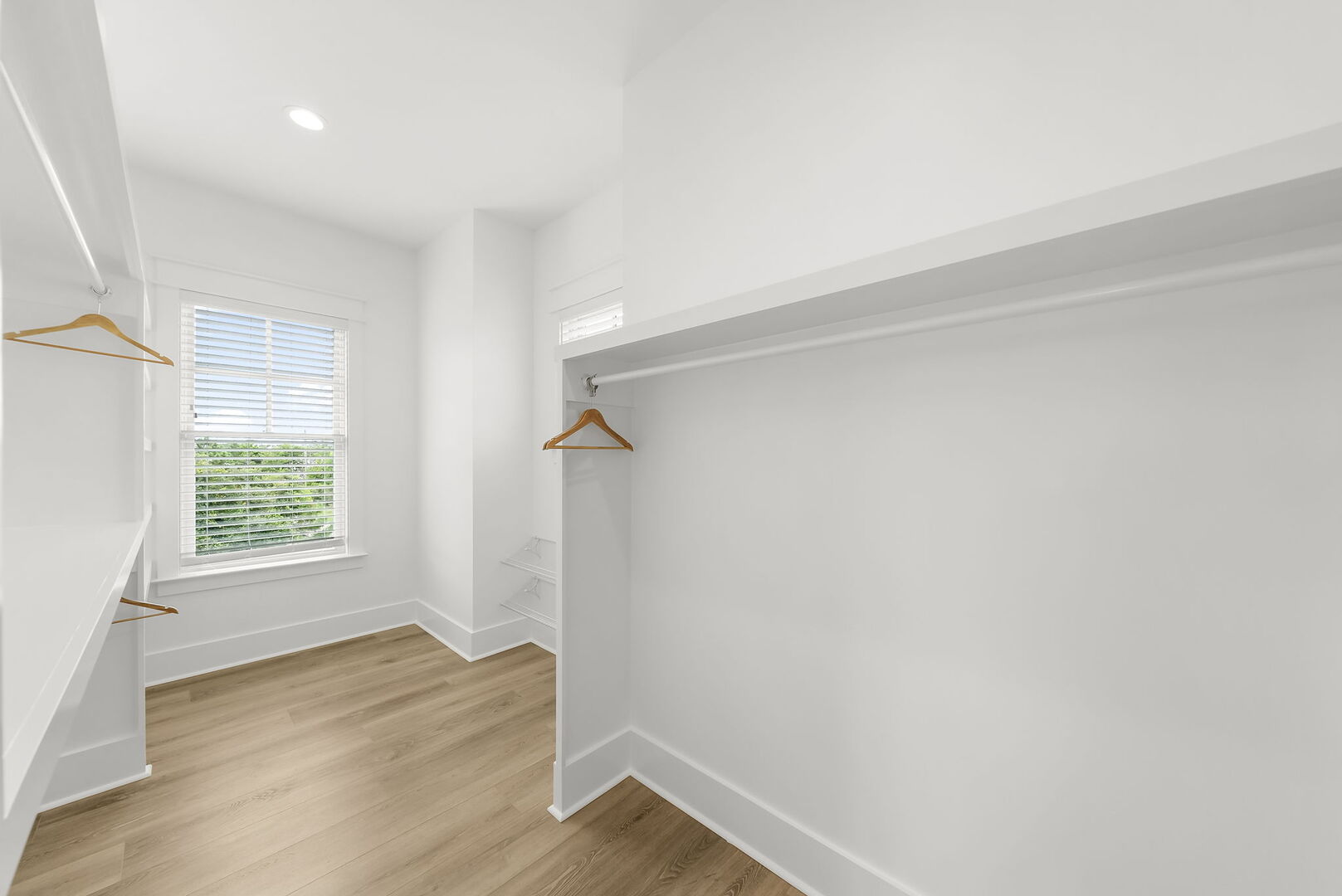 Large walk-in closet.