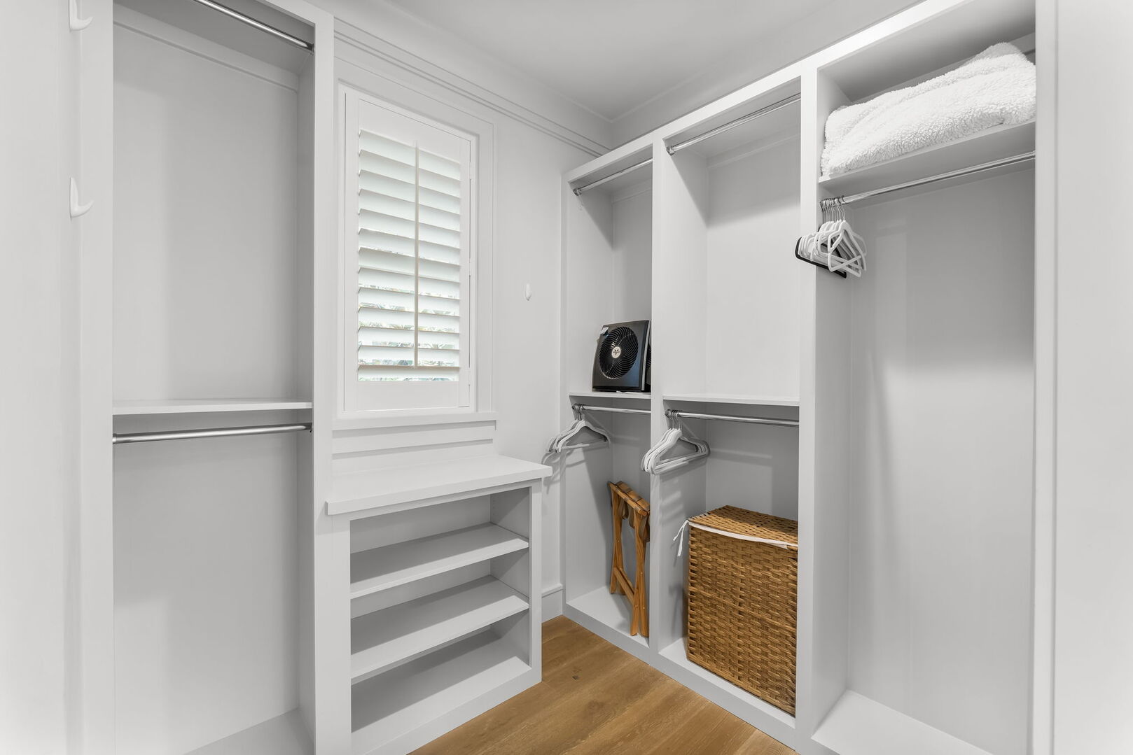 Large walk-in closet.