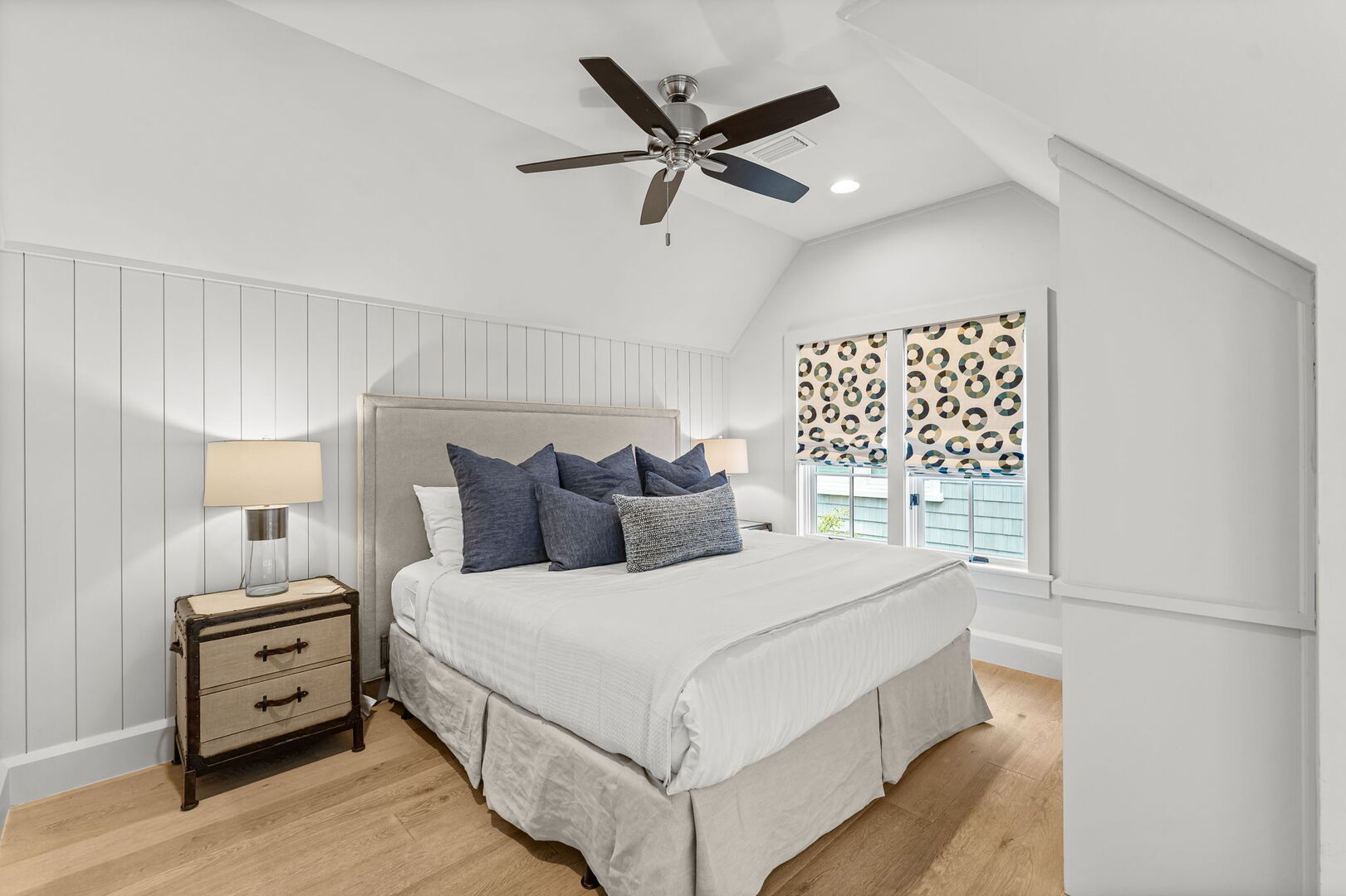 Bedroom #2 features a king with ensuite & smart tv.