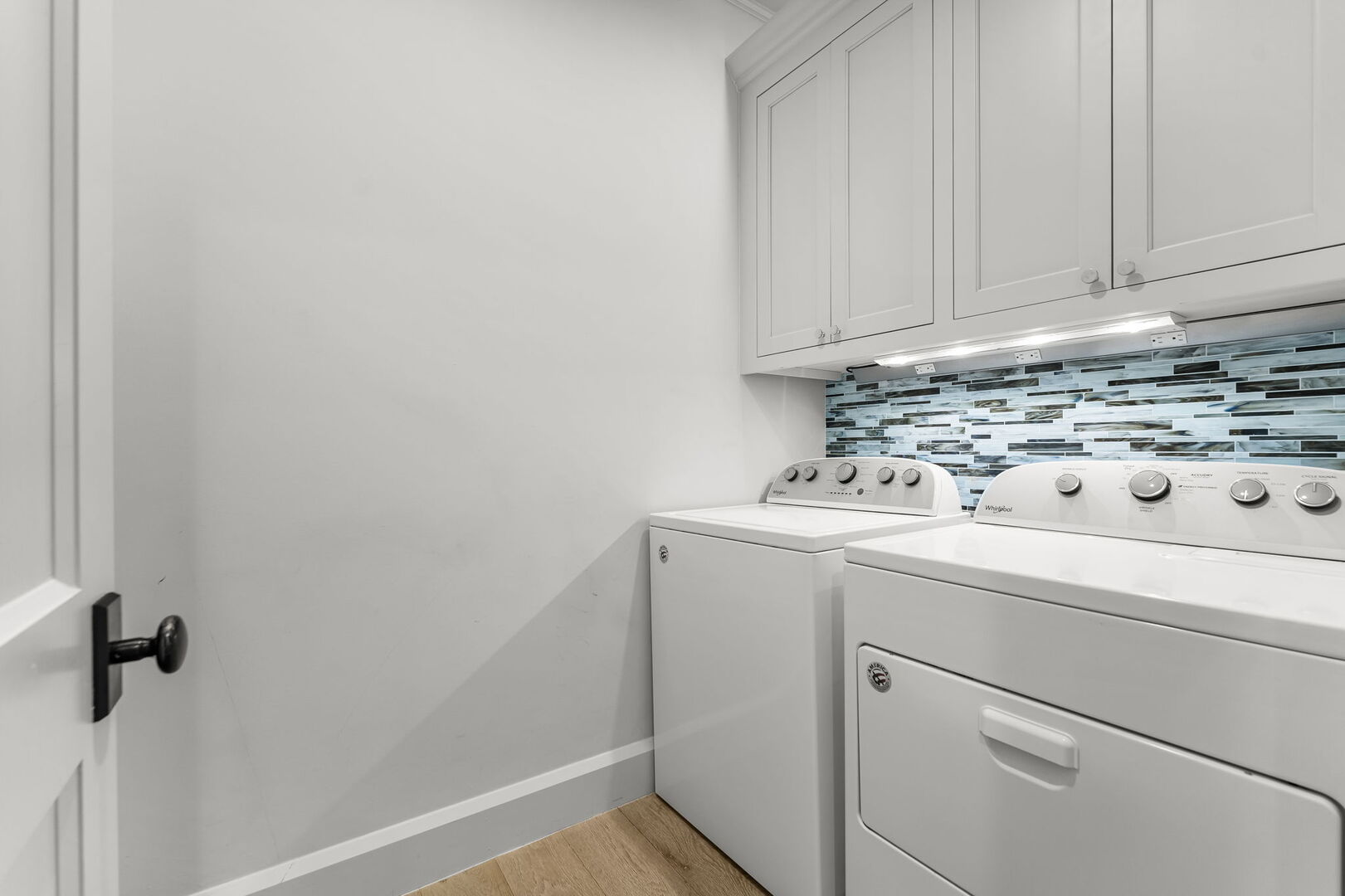 Second floor laundry room.