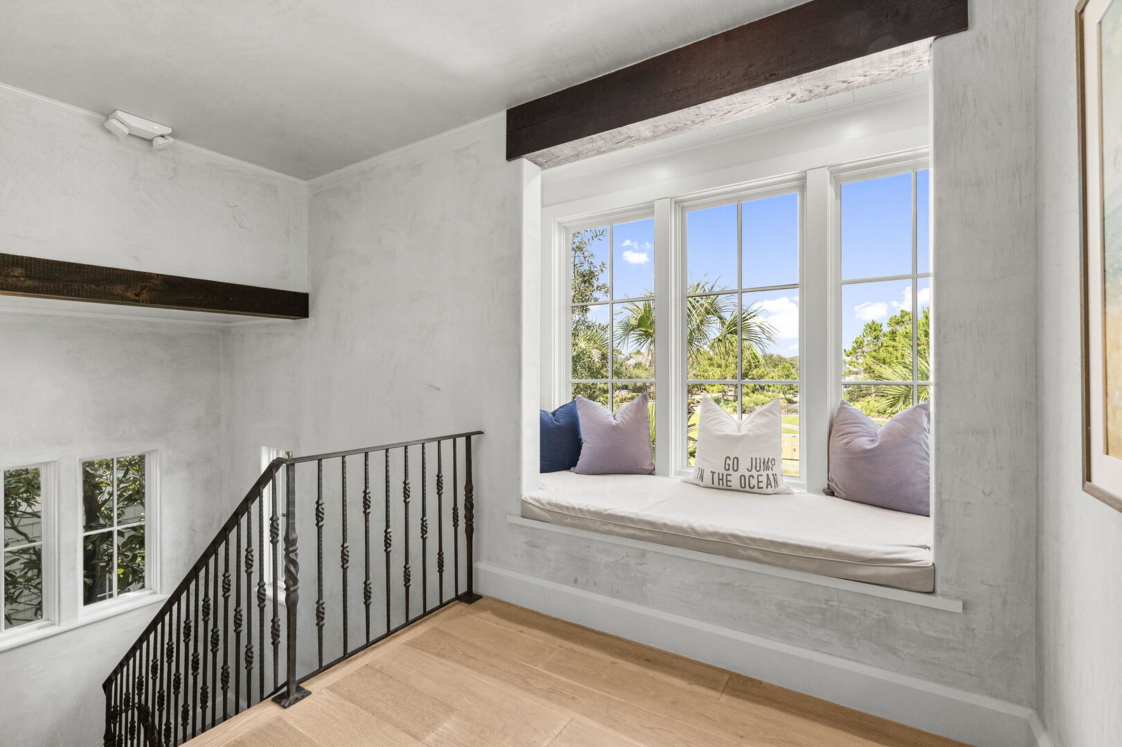 Second floor feature a nook, perfect for a nap or reading a good book.