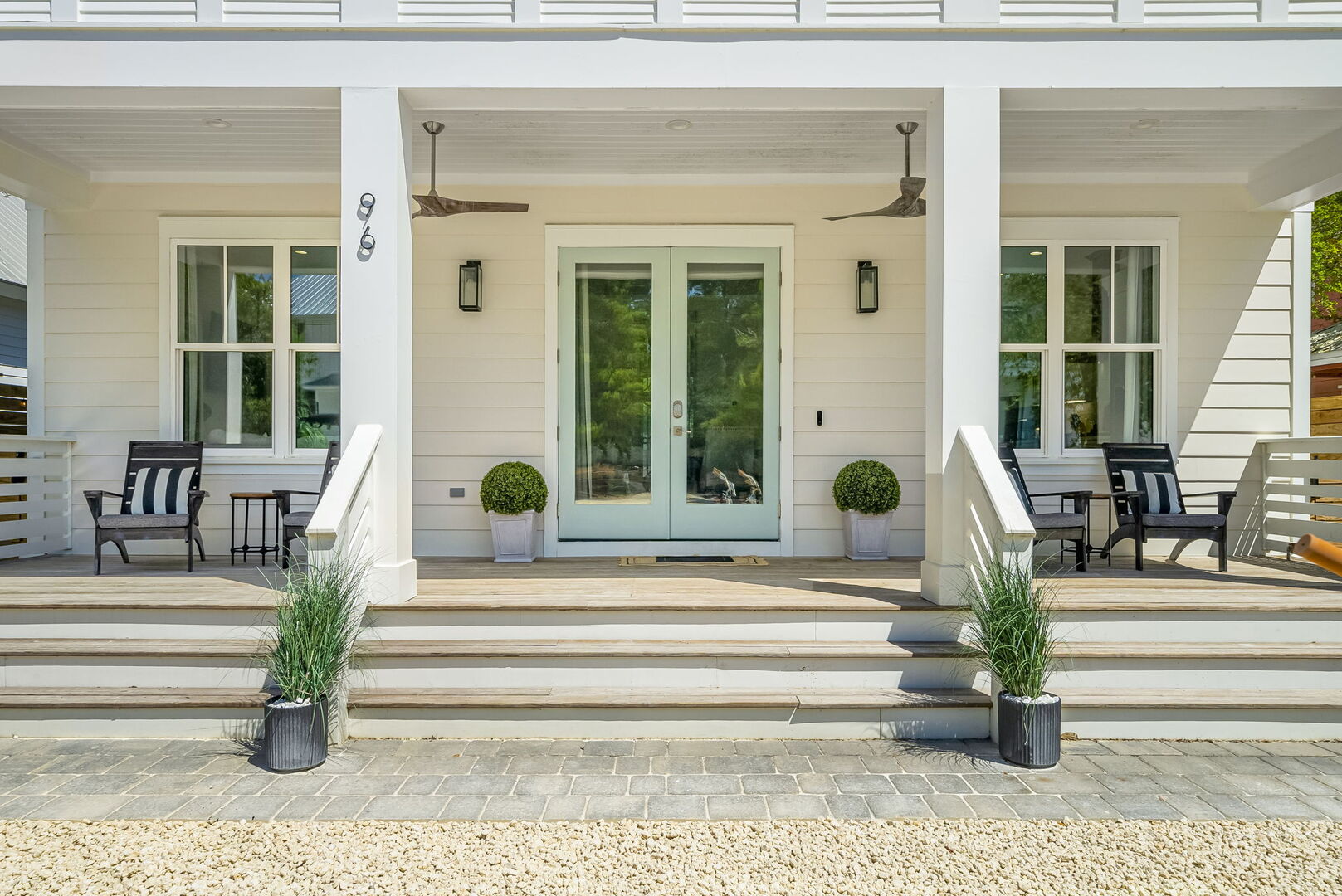 Enjoy your morning coffee or good book on the covered front porch.