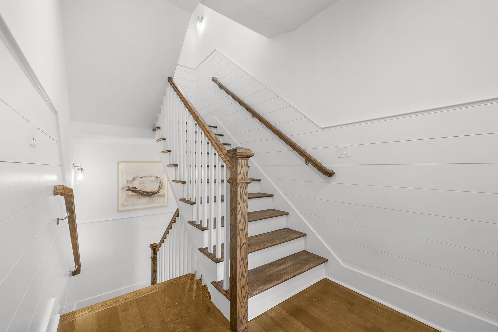 Stairway to third floor.