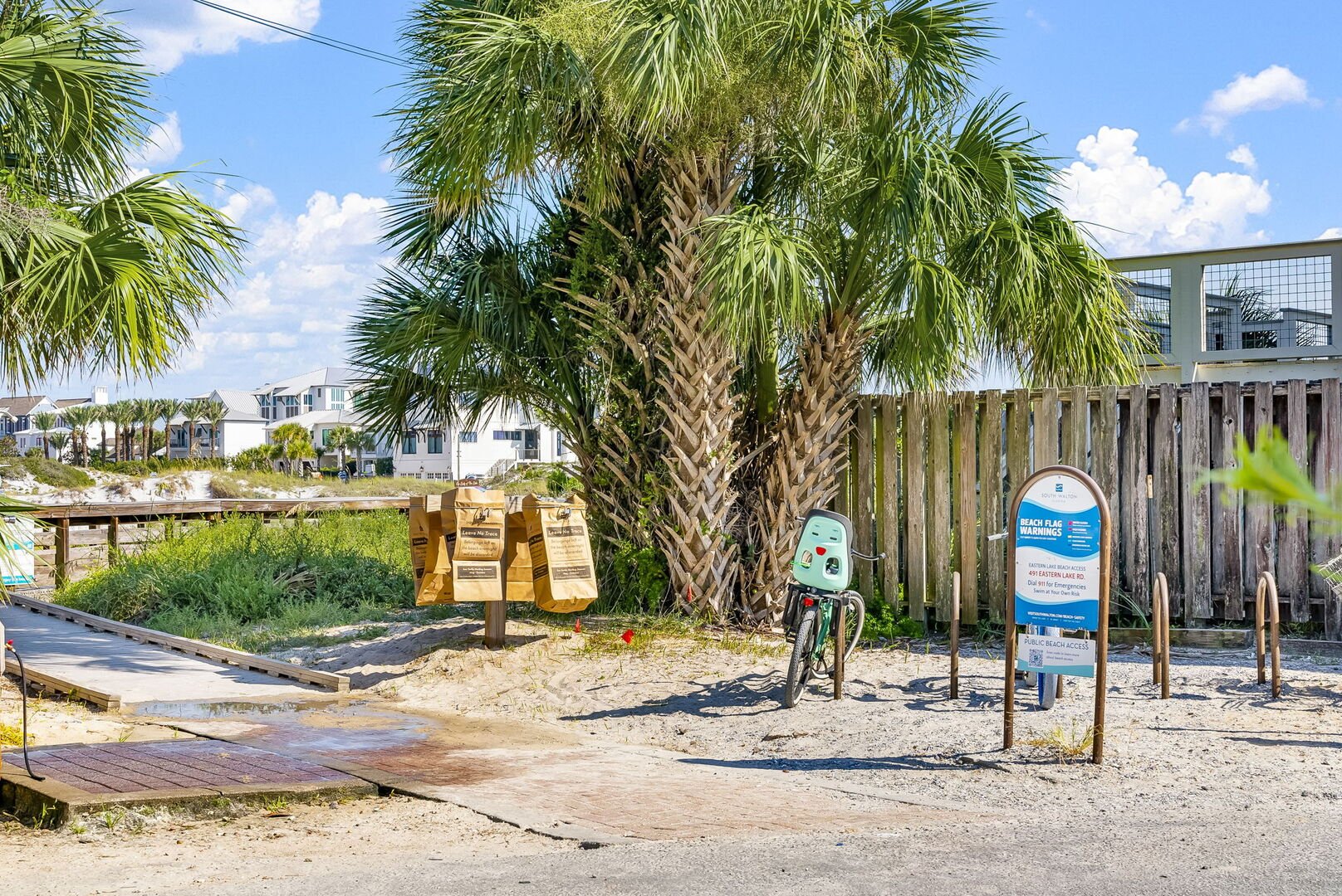 Eastern Lake Beach access is a short walk from the home.