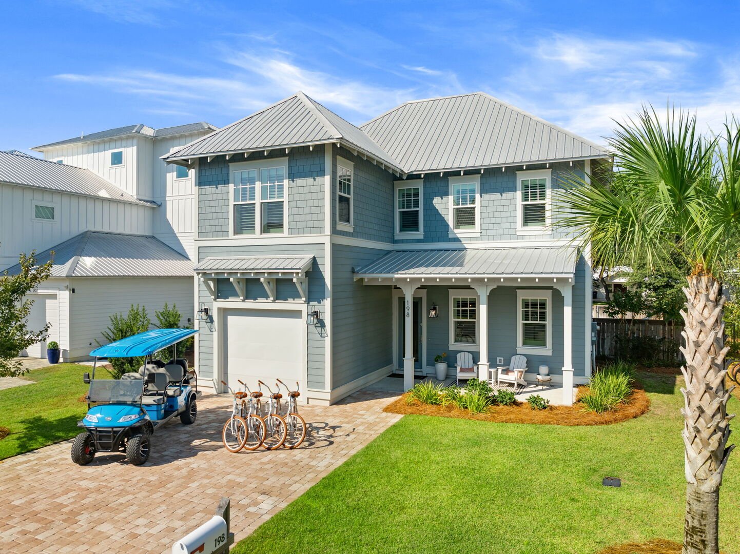 Enjoy mornings on the covered porch.