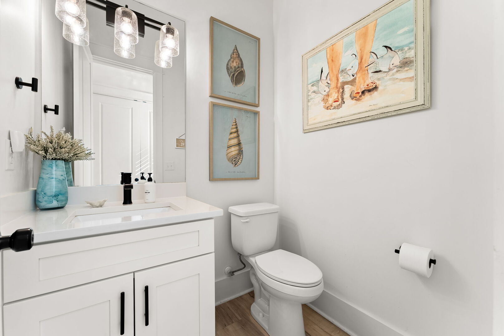 First floor half bathroom