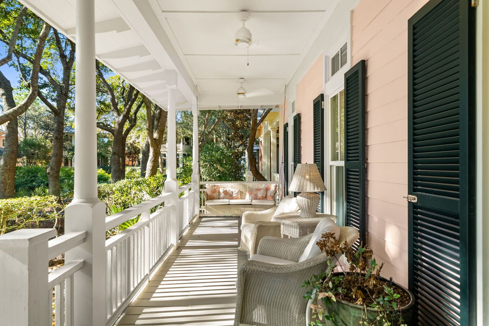 Enjoy a covered front porch, perfect for morning coffee or a good book!