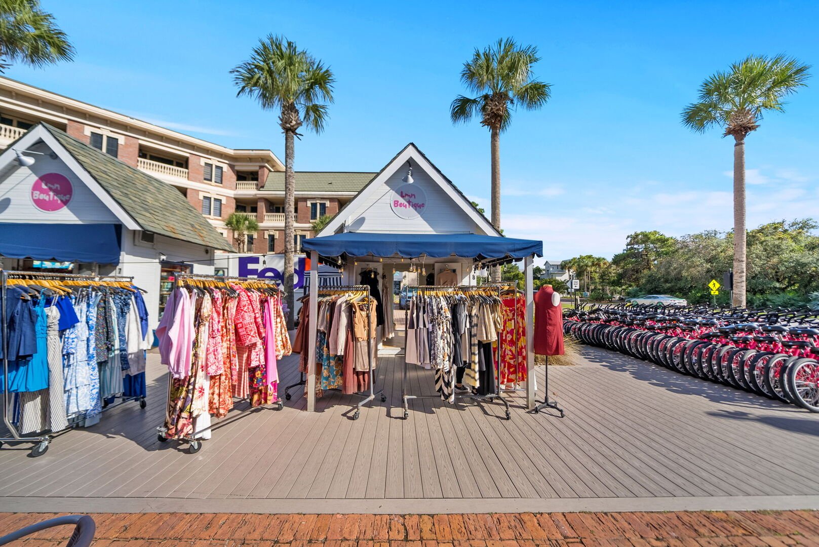 Shop local boutiques.