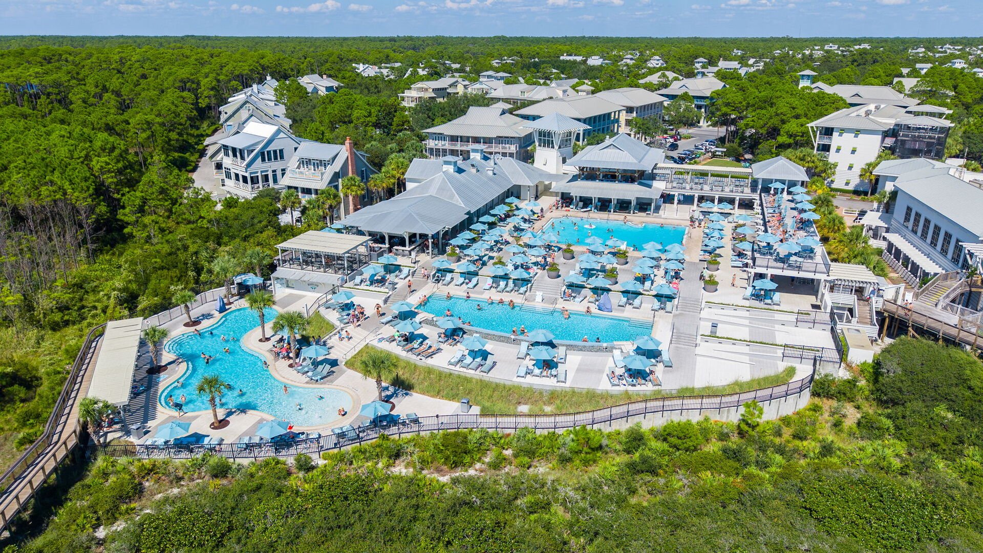 Watercolor Beach Club included with your stay!