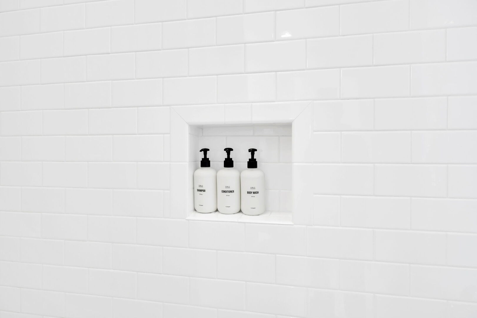 All ensuites throughout the home feature shower ammenities.