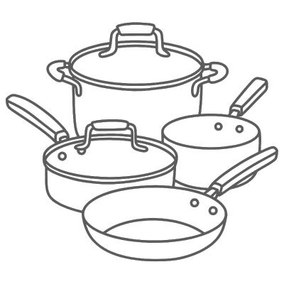 Fully Stocked Kitchen